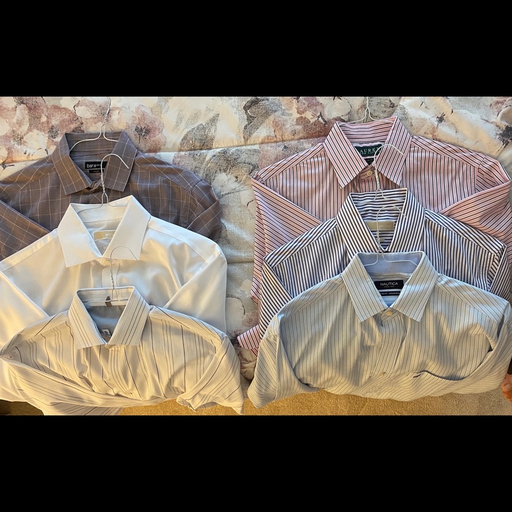 6 Men’s Designer Dress Shirts